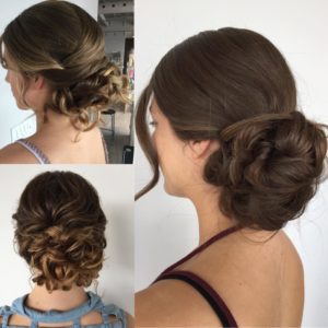 prom updo fortelli salon spa oakville ON