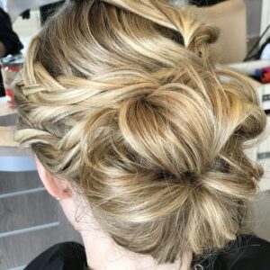 wedding updo fortelli oakville