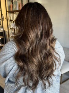 brunette hair colour oakville