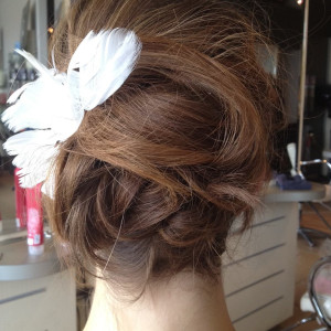 wedding-updo-with-feather-fortelli-oakville