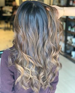 brunette-balayage-hair-salon-downtown-oakville-ontario